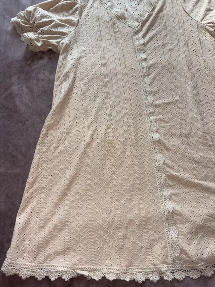 Robe longue beige femme Shein taille XL en très bon état - photo numéro 4
