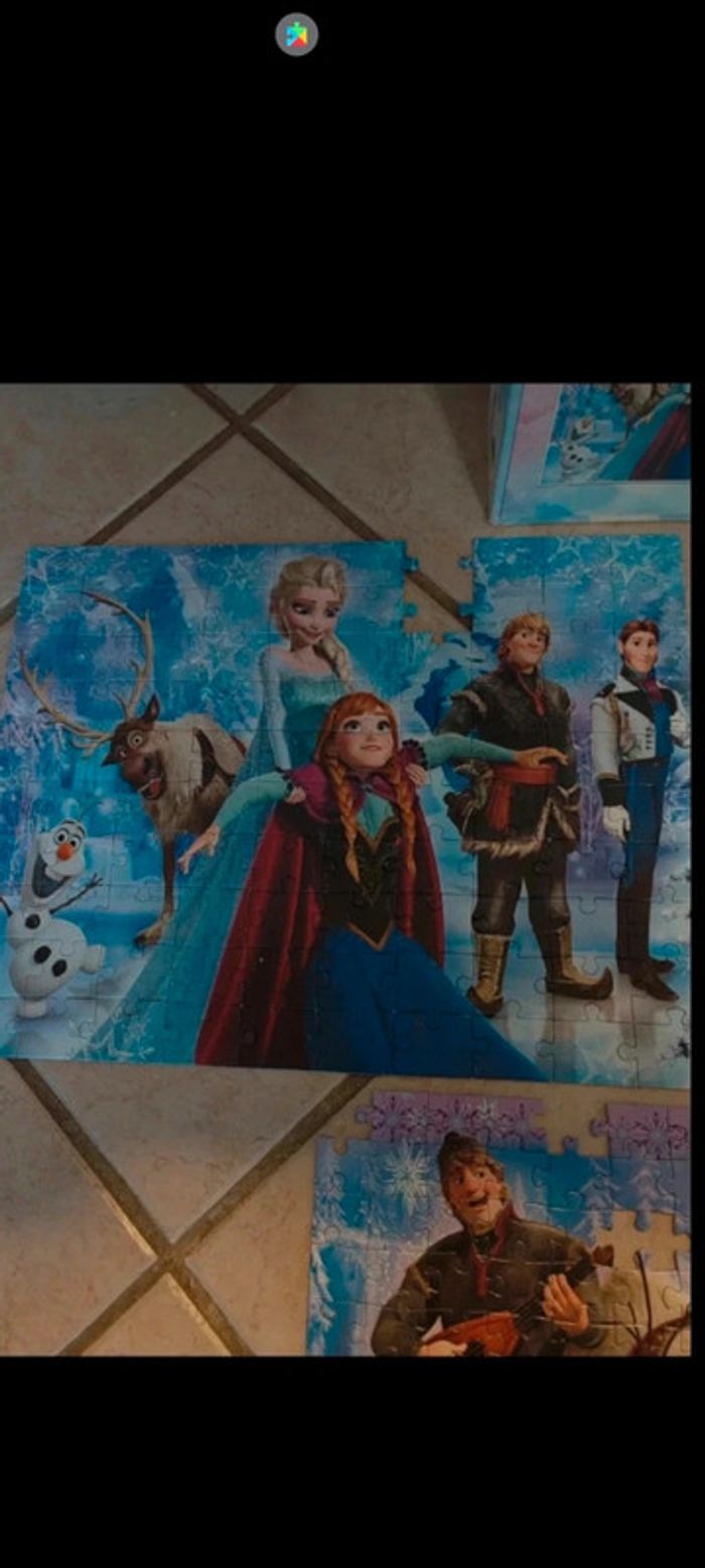 🧩Puzzles évolutifs Reine des Neige de chez Clementoni - photo numéro 3