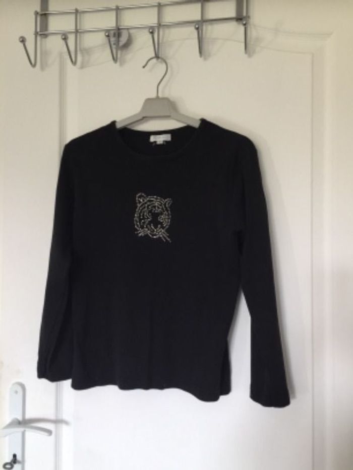 T-shirt noir Soft Lili 38