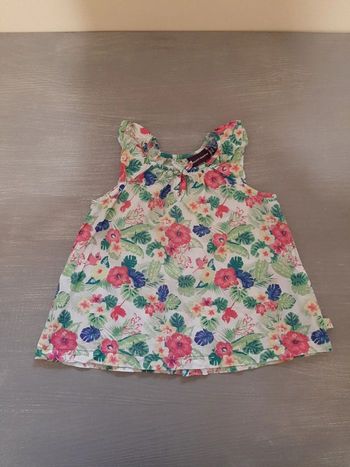 Tunique été fille 100% coton