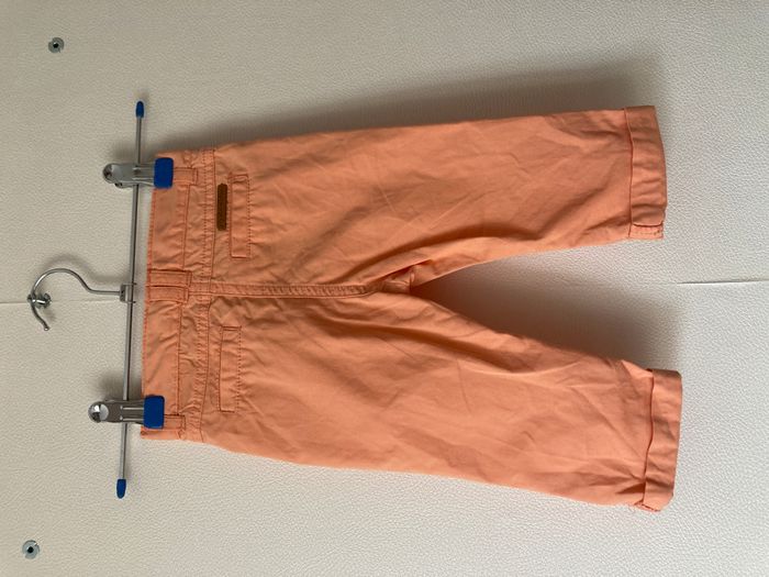 pantalon coton avec revers bébé 6 mois - photo numéro 3