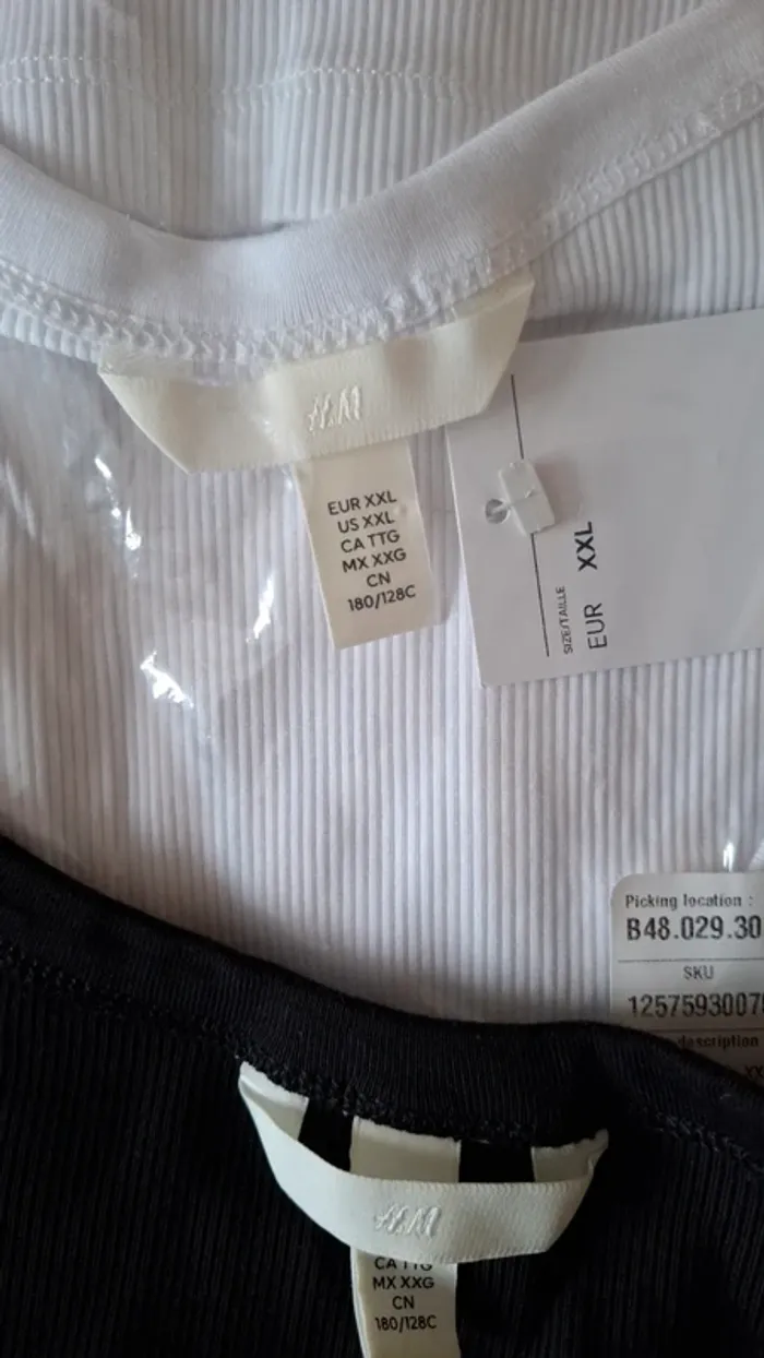 Lot deux débardeurs H&M - photo numéro 2