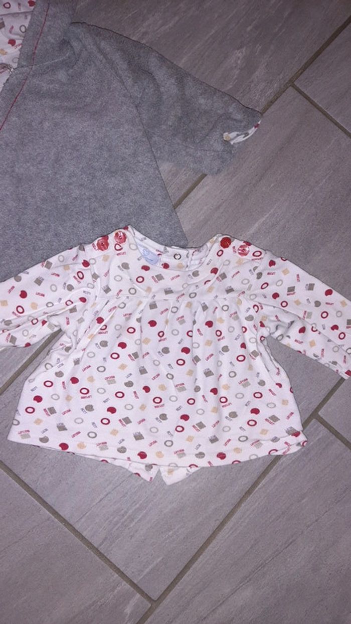 Veste et haut bébé fille - photo numéro 2