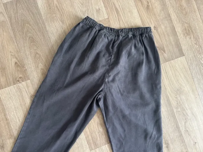 Léon & Harper pantalon en modal été gris femme taille 36 - photo numéro 5
