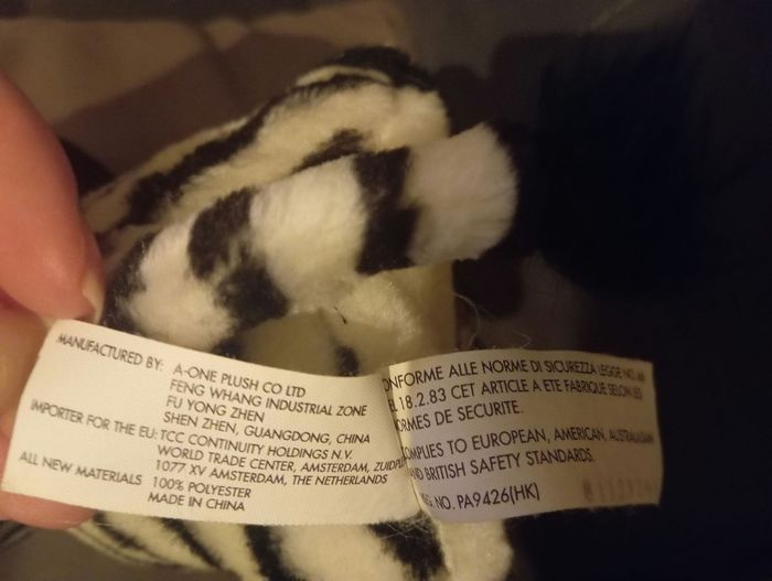 Peluche zèbre - photo numéro 8