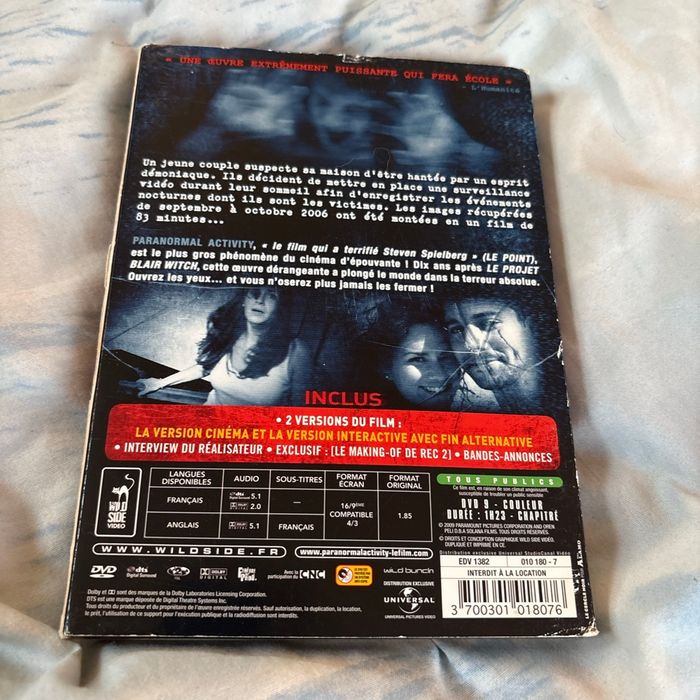 DVD paranormal activité - photo numéro 2