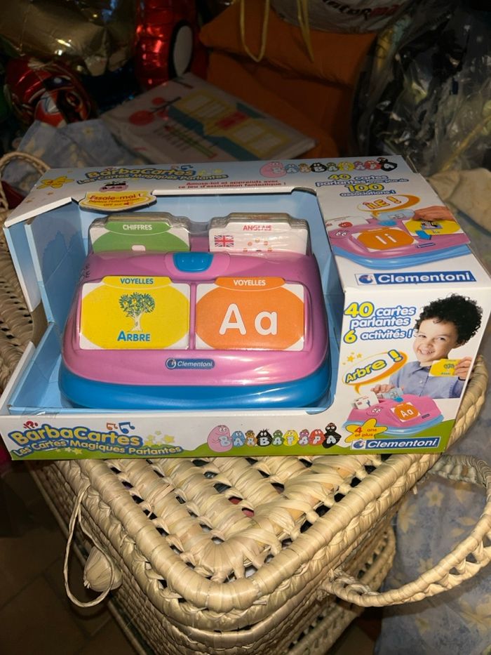 Jeu éducatif clementoni les barbapapa neuf sons lettres etc