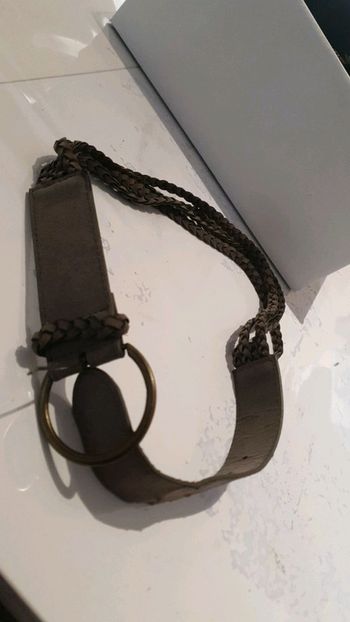 Ceinture gris marron