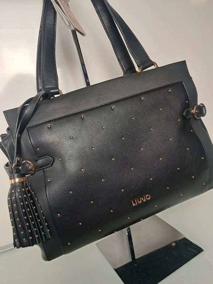 Liu Jo grand sac à main noir à bandoulière - photo numéro 2