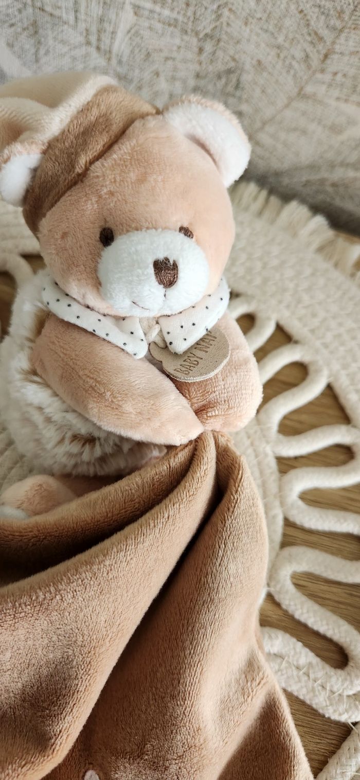 Doudou Lange Ours Baby Nat Marron - photo numéro 7
