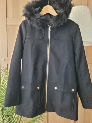 Manteau noir kiabi