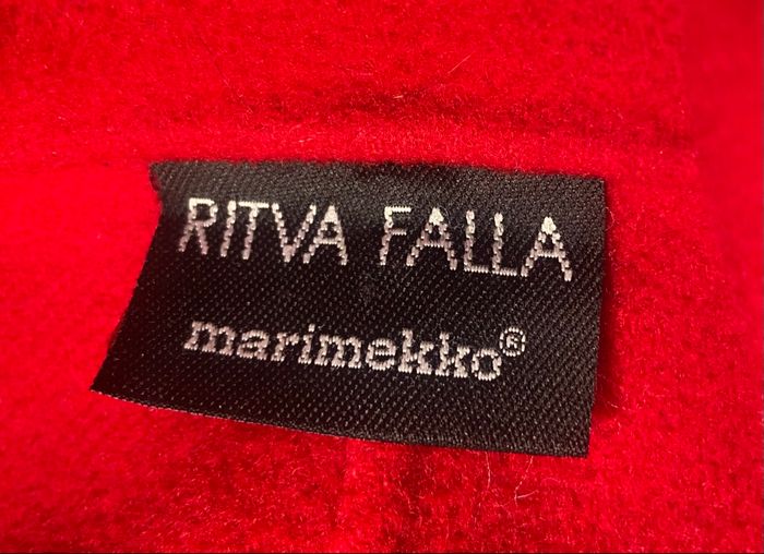 Manteau long »Marimekko »rouge - photo numéro 7