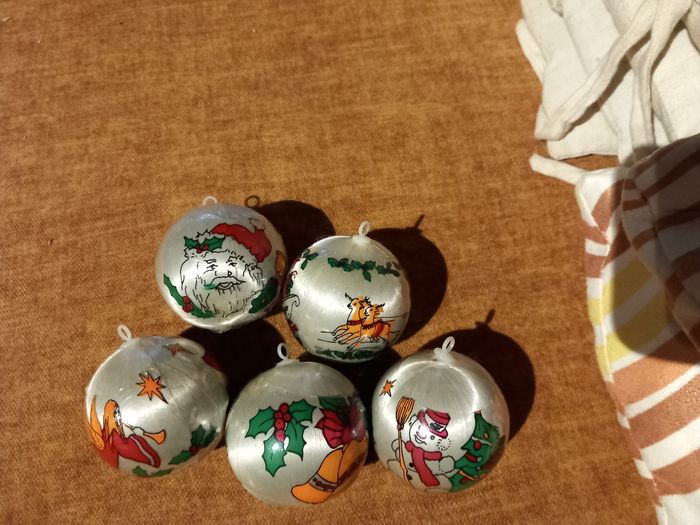 Lot 5 boules de Noël - photo numéro 2