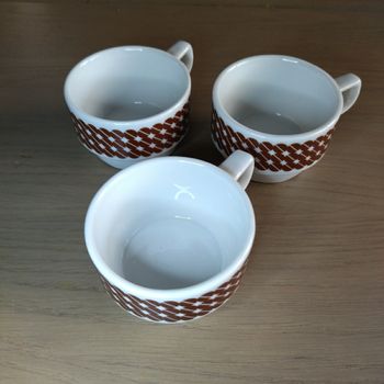 Lot de 3 tasses vintage Mosa