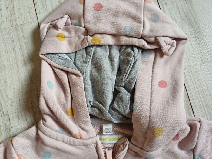 Sweat zippé à capuche en 6 ans de vertbaudet - photo numéro 4