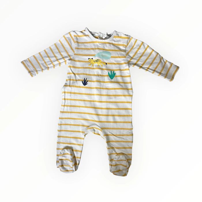 Pyjama marinière jaune Marese 3 mois TBE (11€) - photo numéro 8