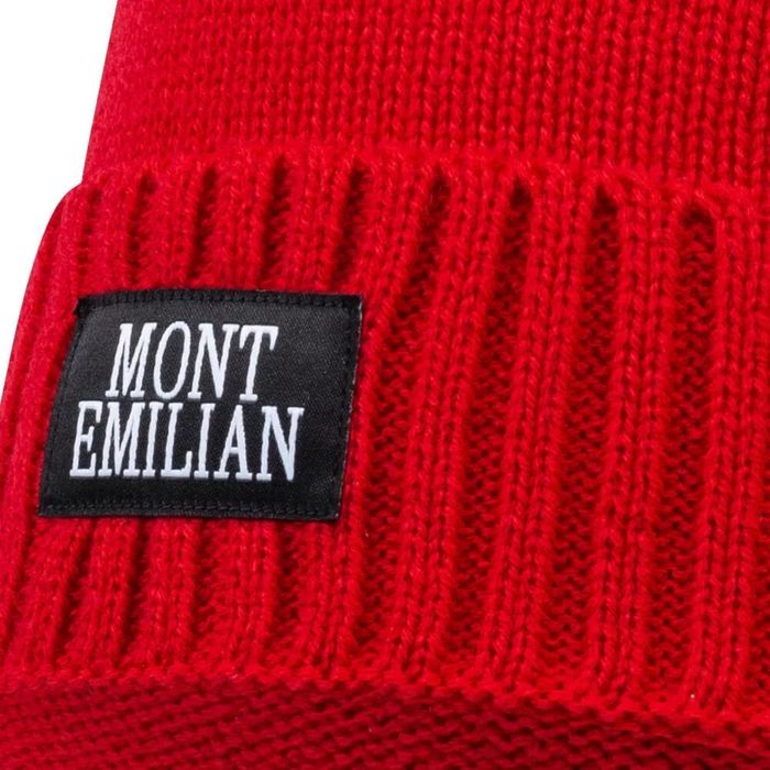 Bonnet + Gant + Echarpe MONT EMILIAN Femmes rouge - photo numéro 2