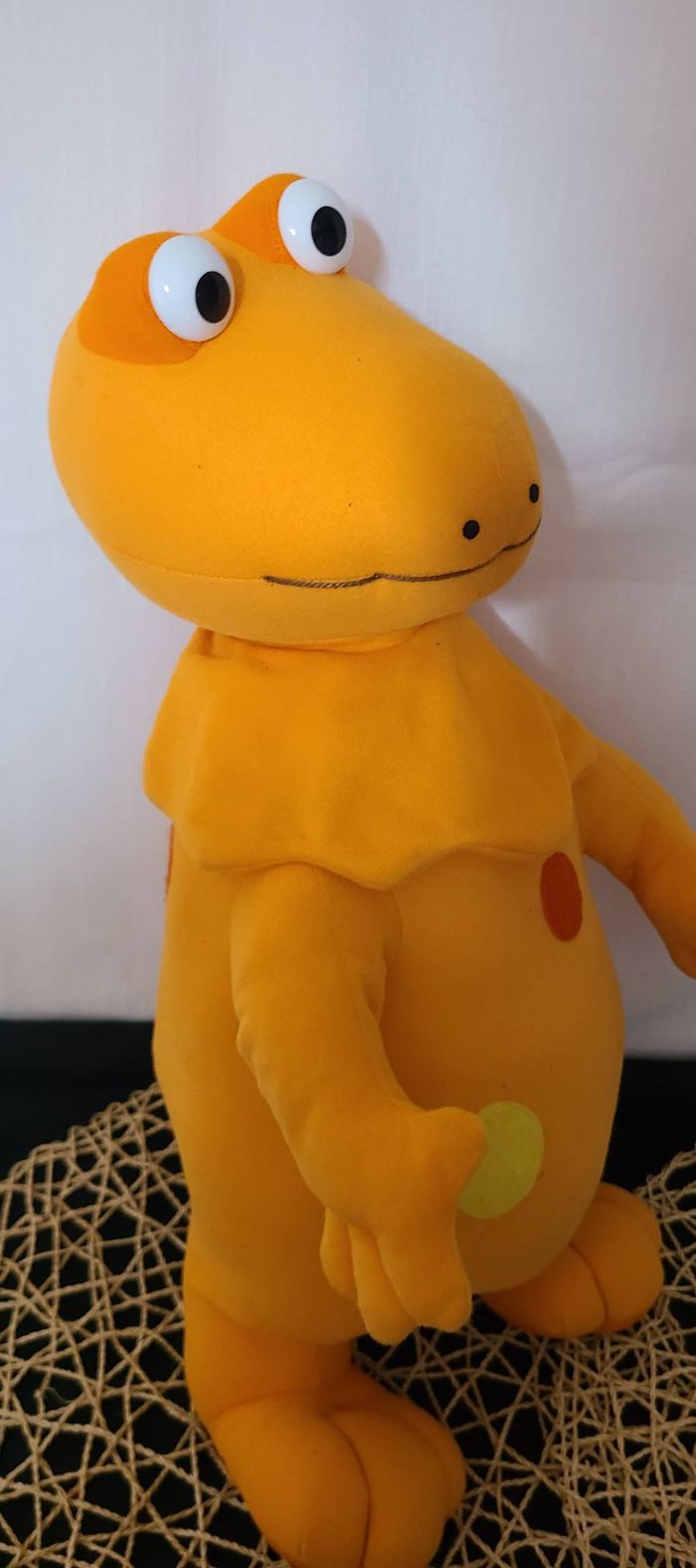 VINTAGE RARE PELUCHE CASIMIR GEANT 50 CM AJENA / CANAL J / TV 80 's !! - photo numéro 4