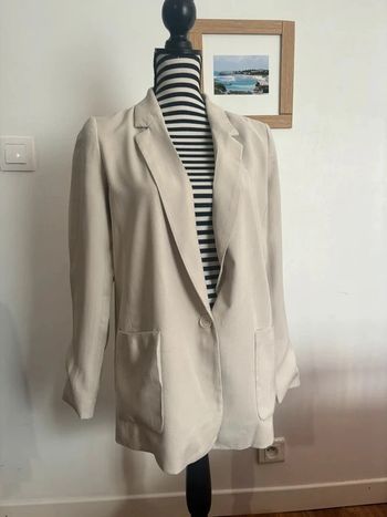 Blazer écru TXS zara