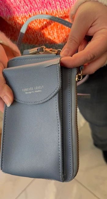 Porte-monnaie sans marque bleu taille Taille unique