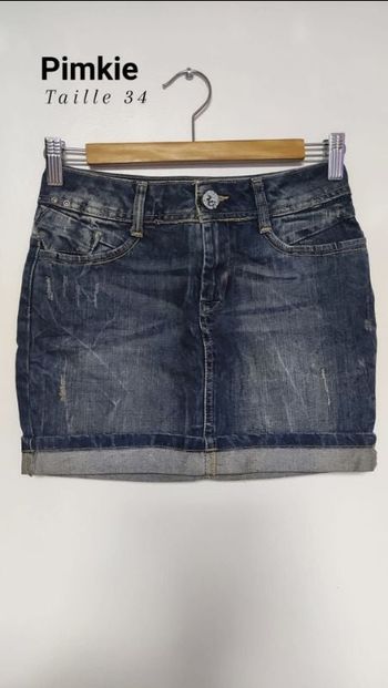 Mini jupe en jean Denim Pimkie Taille XS