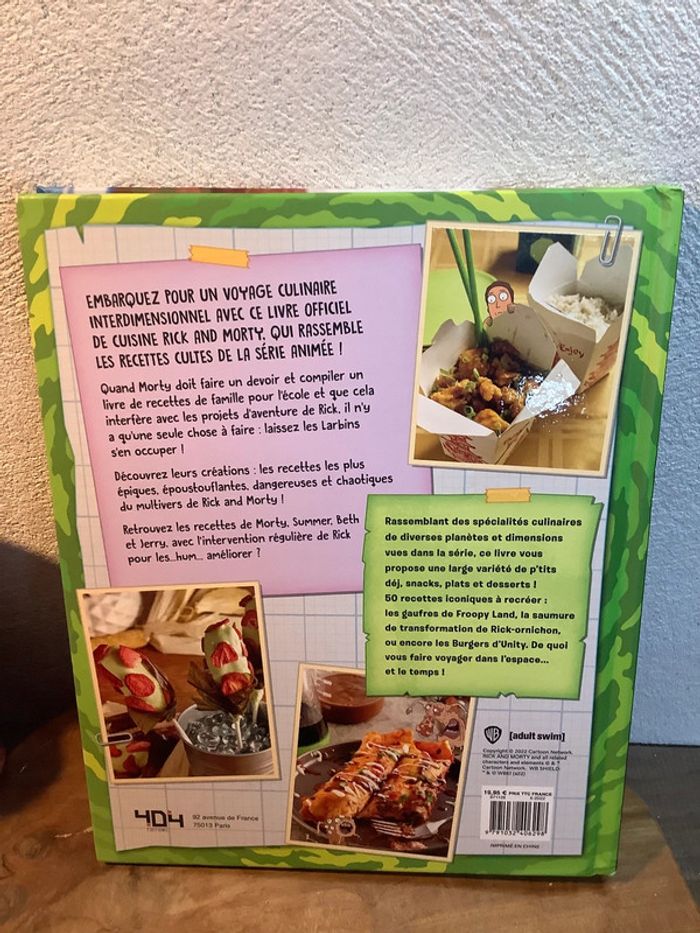 Livre de cuisine officiel Rick et Morty - photo numéro 3