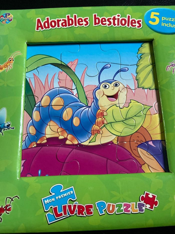 Livre puzzle adorables bestioles - photo numéro 2