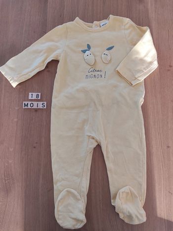 Pyjama en coton TAO 18 mois