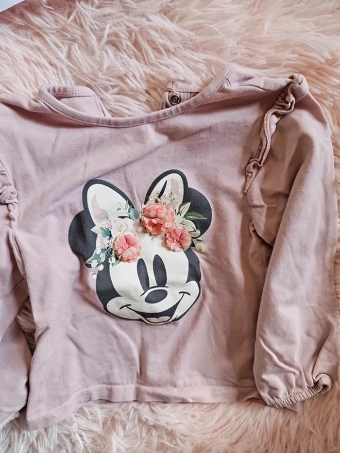 Lot 2 t-shirts manches longues disney - photo numéro 3