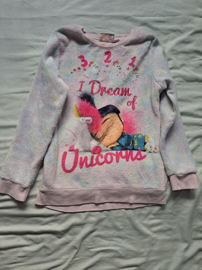 Pyjama molletonné "Licorne minion" - photo numéro 3