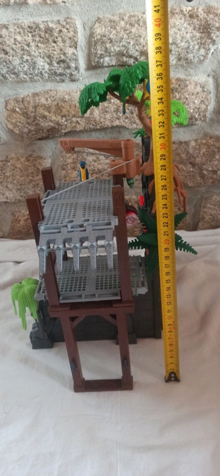 Décor de temple ruine jungle avec perroquets playmobil - photo numéro 10