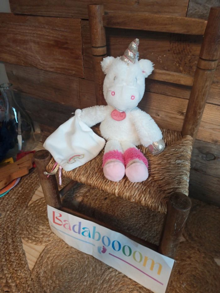 Peluche doudou Licorne baby nat tbe - photo numéro 2