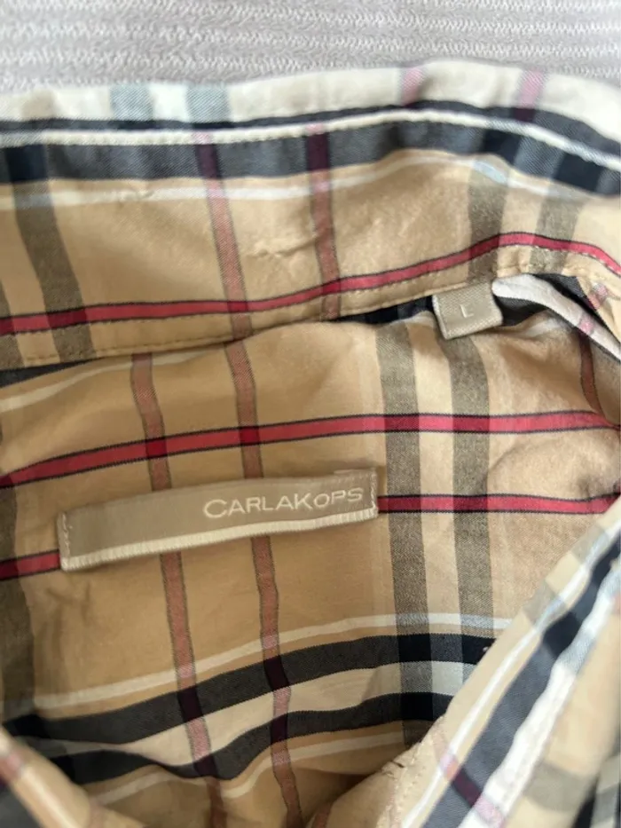 Chemise à carreaux Carlakops - Taille L marron - photo numéro 4