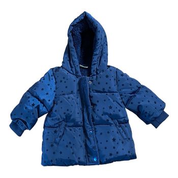 Tape à l’Oeil Manteau Doudoune bleu étoilés Taille 3 mois