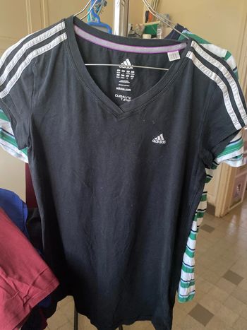T-shirt Adidas noir