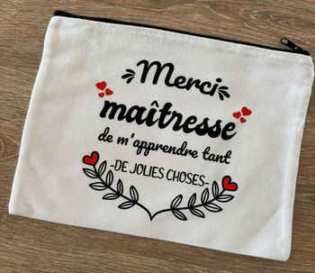 Pochette Merci Maîtresse 