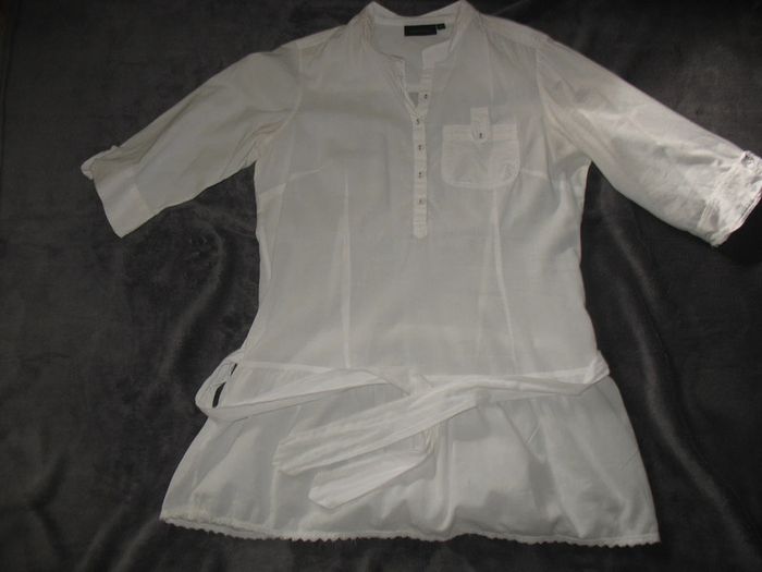 BLOUSE M 3/4 BLANCHE "KIABI WOMEN" - TAILLE 42 - n°05 - photo numéro 3
