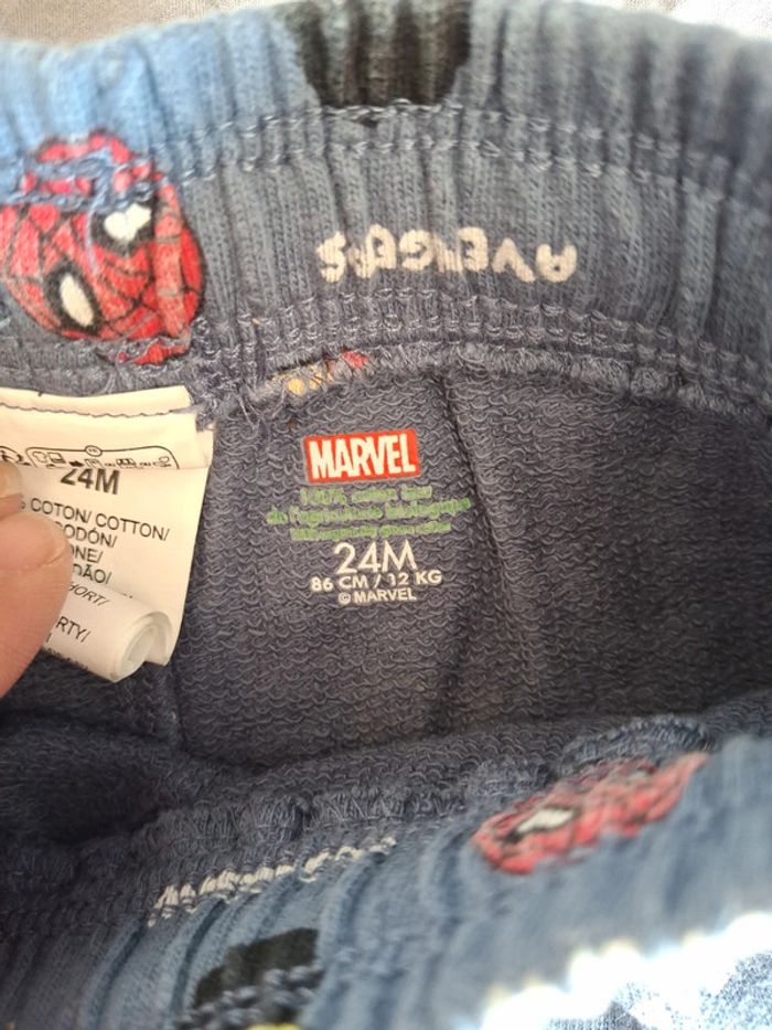 Short bébé garçon Avengers 24mois - photo numéro 4