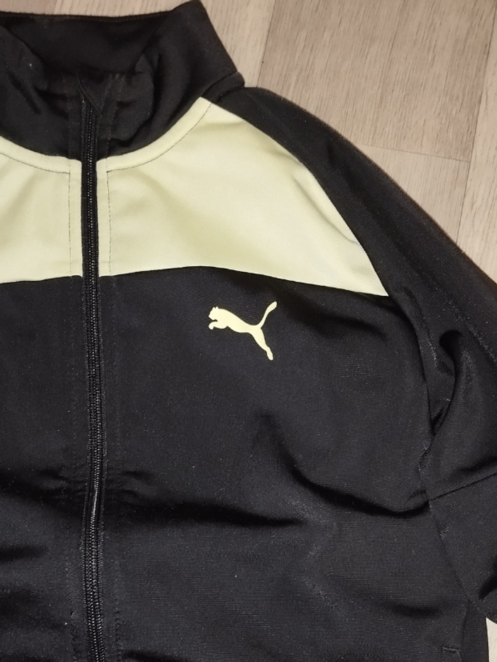ensemble de survetement Puma noir fluo garçon 11 à 12 ans - photo numéro 4