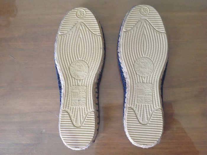 Espadrilles bleu jeans Pointure 36 NEUVES - photo numéro 3
