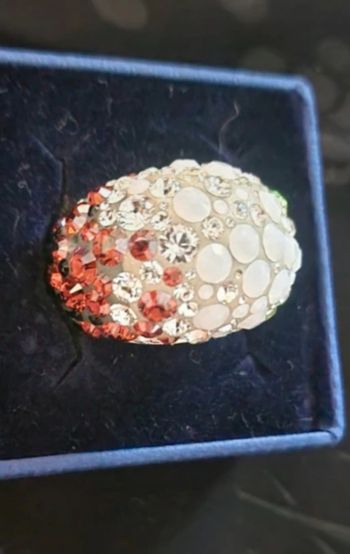 Superbe Bague cocktail Swarovski Authentique