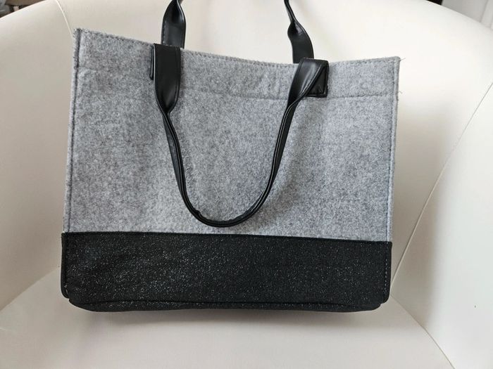 Sac noir et gris