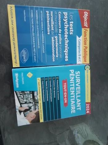 6lot 2 livre concours surveillant penitentiaire