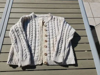 Veste pull en laine garçon 10 ans