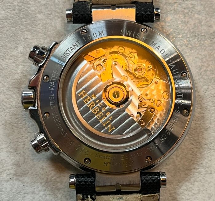 Montre Michel Herbelin  Régate Chronographe automatique Limited Édition 500 exemplaires monde - photo numéro 2