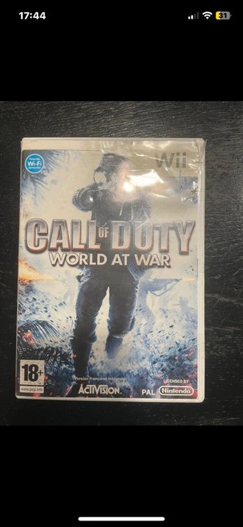 Call of Duty : World at War – Jeu Wii (Version française, complet, testé)