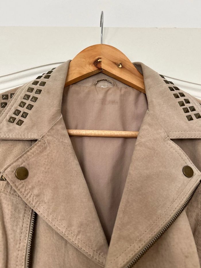 Perfecto en cuir retourné - photo numéro 3