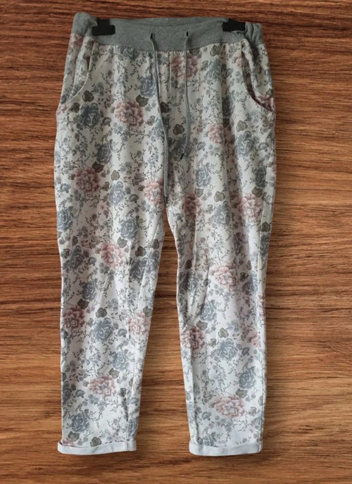 Pantalon Jogging à fleurs