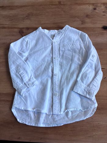Chemise Mao blanche 12 mois