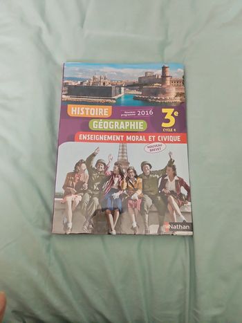Histoire géographie 3 eme